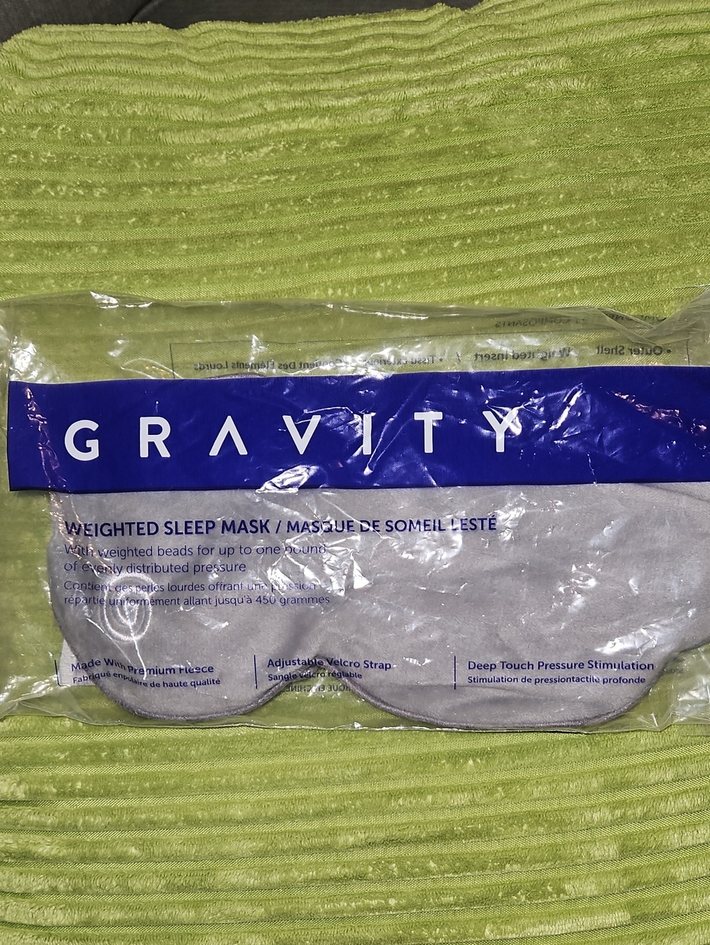 Gravity Weighted Sleep Mask - New In Overwrap